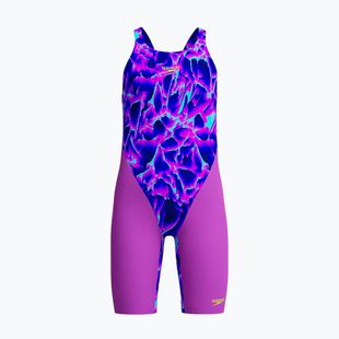 Costum de baie întreg pentru copii Speedo Fastskin Endurance+ Max Openback Kneeskin cavecurrent