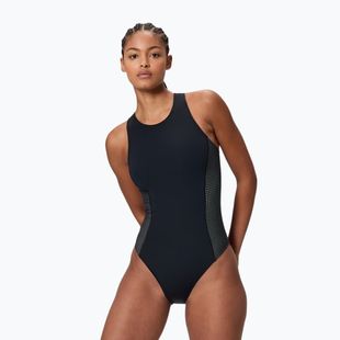 Costum de înot întreg pentru femei Speedo Scuba Flex Hydrasuit black/pale clover