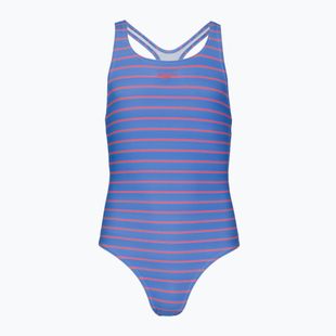 Costum de baie întreg pentru copii Speedo Stripe Print Medalist periwinkle blue
