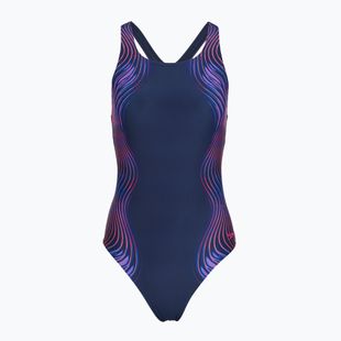 Costum de baie întreg pentru femei Speedo Print Medalist peacoat