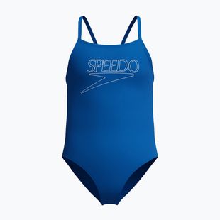 Costum de înot întreg pentru copii Speedo Endurance+ Logo Thinstrap Turkish Sea