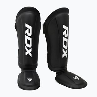 Apărători pentru tibie și picior RDX T1 Shin Instep Guards black