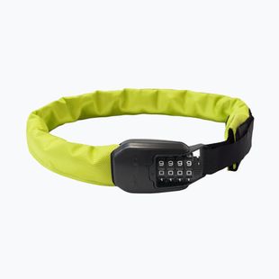 Lacăt de bicicletă Hiplok Spin neon yellow