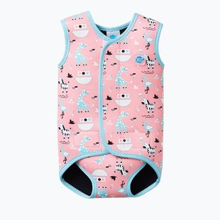 Splash About Baby Wrap Ark Ark Niny 2mm roz BWNAL spumă de înot pentru copii