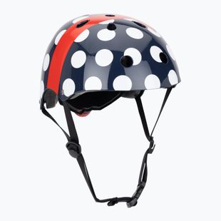 Cască de ciclism pentru copii Hornit PolkaDot navy/white/red