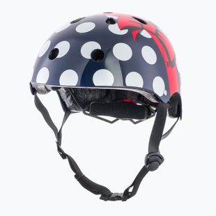Cască de ciclism pentru copii Hornit PolkaDot navy/white/red