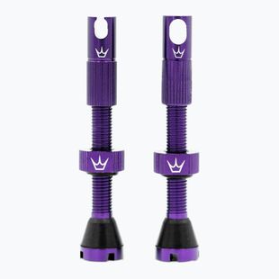 Set de supape presta Peaty's X Chris King MK2 Tubeless Valves 42 mm violet