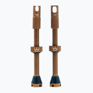 Set de supape presta Peaty's X Chris King MK2 Tubeless Valves 60 mm bourbon