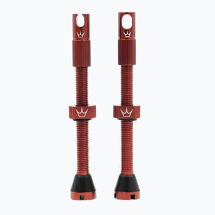 Set de supape presta Peaty's X Chris King Mk2 Presta Tubeless PTV2-60-RED-12 roșu 83790