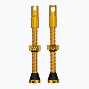 Set de supape presta Peaty's X Chris King MK2 Tubeless Valves 60 mm gold