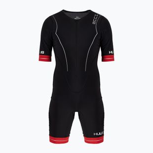 Bărbați HUUB Race Long Course Tri Suit negru/roșu RCLCS