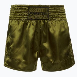 Pantaloni scurți de antrenament pentru bărbați FUMETSU Origins Muay Thai khaki