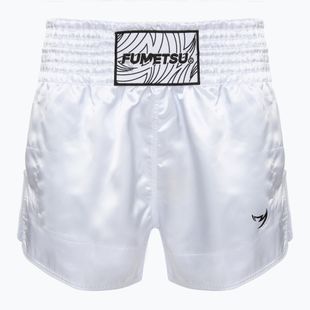 Pantaloni scurți de antrenament pentru bărbați FUMETSU Origins Muay Thai white