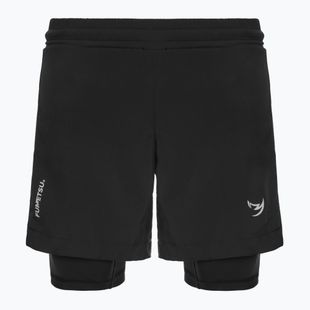 Pantaloni scurți de antrenament pentru bărbați FUMETSU Origins Dual Layer black