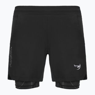 Pantaloni de antrenament pentru bărbați FUMETSU Icon Dual Layer Training black