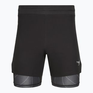 Pantaloni scurți de antrenament pentru bărbați FUMETSU Icon Dual Layer Fight black
