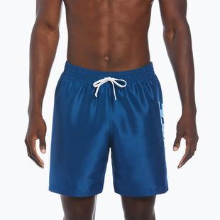 Pantaloni scurți de înot pentru bărbați Nike Big Block 7" Volley court blue