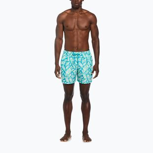Pantaloni scurți de înot pentru bărbați Nike Tossed 5" Volley vapor green