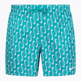 Pantaloni scurți de înot pentru bărbați Nike Swoosh Link 5" Volley dusty cactus