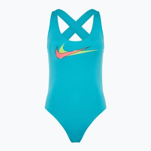 Costum de baie dintr-o piesă pentru femei Nike Multi Logo Crossback dusty cactus