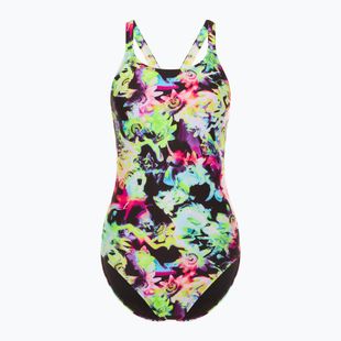 Costum de baie dintr-o piesă pentru femei Nike Hydrastrong Multi Print Fastback rainbow