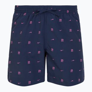 Șort de înot pentru bărbați Nike Luxe Letter 7" Volley midnight navy