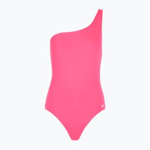 Costum de baie dintr-o piesă pentru femei Nike Essential Asymmetrical hyper pink