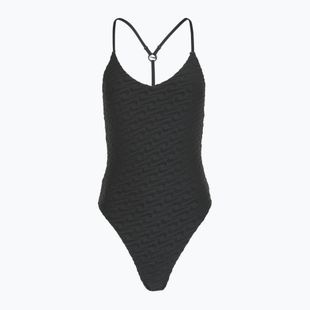 Costum de baie dintr-o piesă pentru femei Nike Swoosh Link Y-Back black