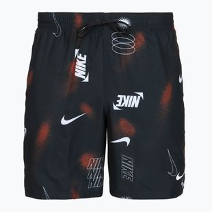 Șorturi de baie pentru bărbați Nike Multi Print 7" Volley black