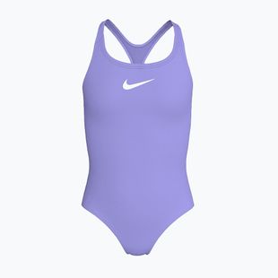 Costum de înot întreg pentru copii Nike Essential Racerback light thistle