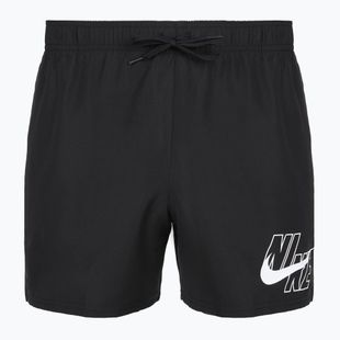 Șorturi de baie pentru bărbați Nike Lap Logo 5" Volley black