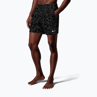 Șorturi de baie pentru bărbați Nike Breaker Logofetti 5" Volley black