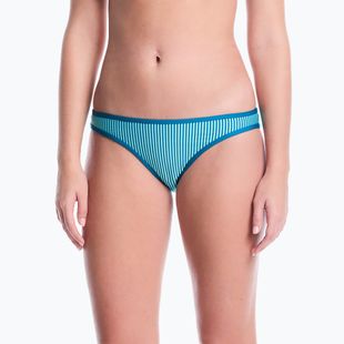 Partea de jos a costumului de baie Nike Ripple Texture Hipster Bikini bleached turquoise