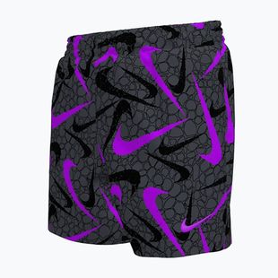 Șorturi de baie pentru copii Nike Breaker Pebble 4" Volley black
