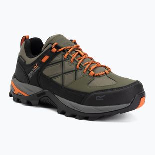 Încălțăminte de trekking pentru bărbați REGATTA Samaris III Low cypress green/blaze orange