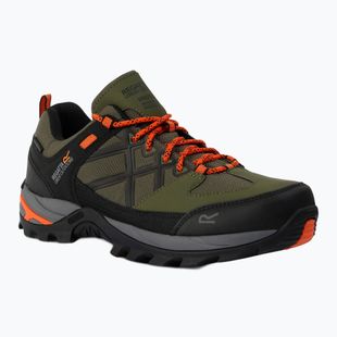Încălțăminte de trekking pentru bărbați REGATTA Samaris III Low cypress green/blaze orange