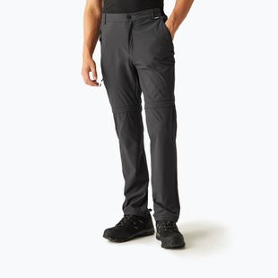 Pantaloni de trekking pentru bărbați REGATTA Travel Light Z/O Packaway ash