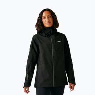 Geacă de ploaie pentru femei REGATTA Birchdale II black/seal grey