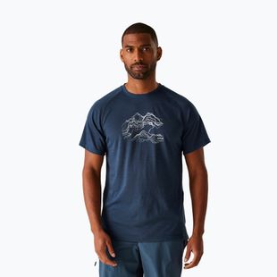 Tricou de trekking pentru bărbați  REGATTA Escade moonlight denim