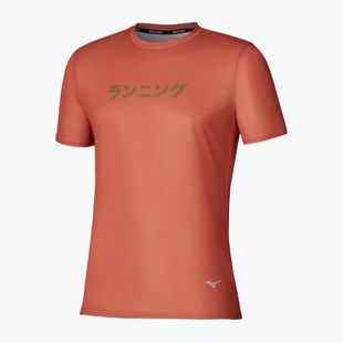 Tricou de alergare pentru bărbați Mizuno Core Graphic Short Sleeve ginger