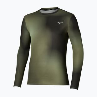 Longsleeve de alergare pentru bărbați Mizuno Core Graphic Long Sleeve Tee Forest Night