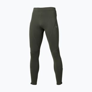Colanți de alergare pentru bărbați Mizuno Active Warmalite Long Tight forest night