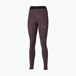 Colanți de alergare pentru femei Mizuno Core Impulse Long Tight raisin