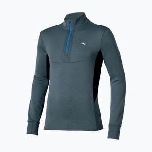 Bluză de alergare pentru bărbați Mizuno Active Warmalite Half Zip Long Sleeve Top dark slate