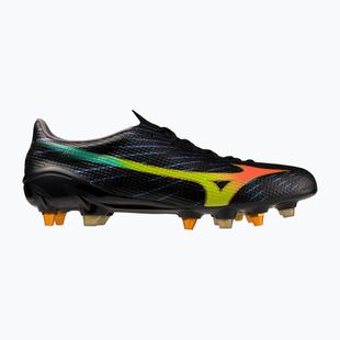 Încălțăminte de fotbal Mizuno Alfa III Elite Mix black/lava orange/evening primrose