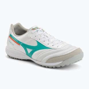 Încălțăminte de fotbal Mizuno Morelia Sala Elite TF white/arcadia/lava orange
