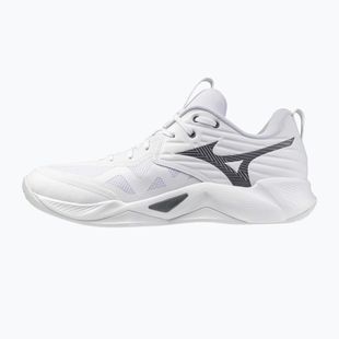 Încălțăminte de volei Mizuno Wave Momentum Pro white/metallic gray/black