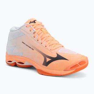 Încălțăminte de volei Mizuno Wave Lightning Pro Mid flamingo coral/carbon/white
