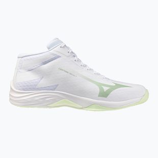 Încălțăminte de volei pentru femei Mizuno Lightning Select Mid white/aqua gray/ambrosia