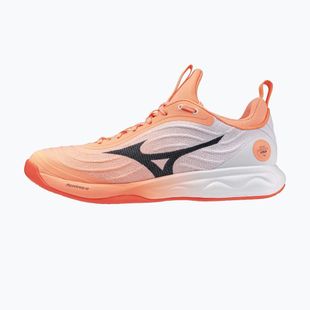 Încălțăminte de volei Mizuno Wave Luminous Elite flamingo coral/carbon/white